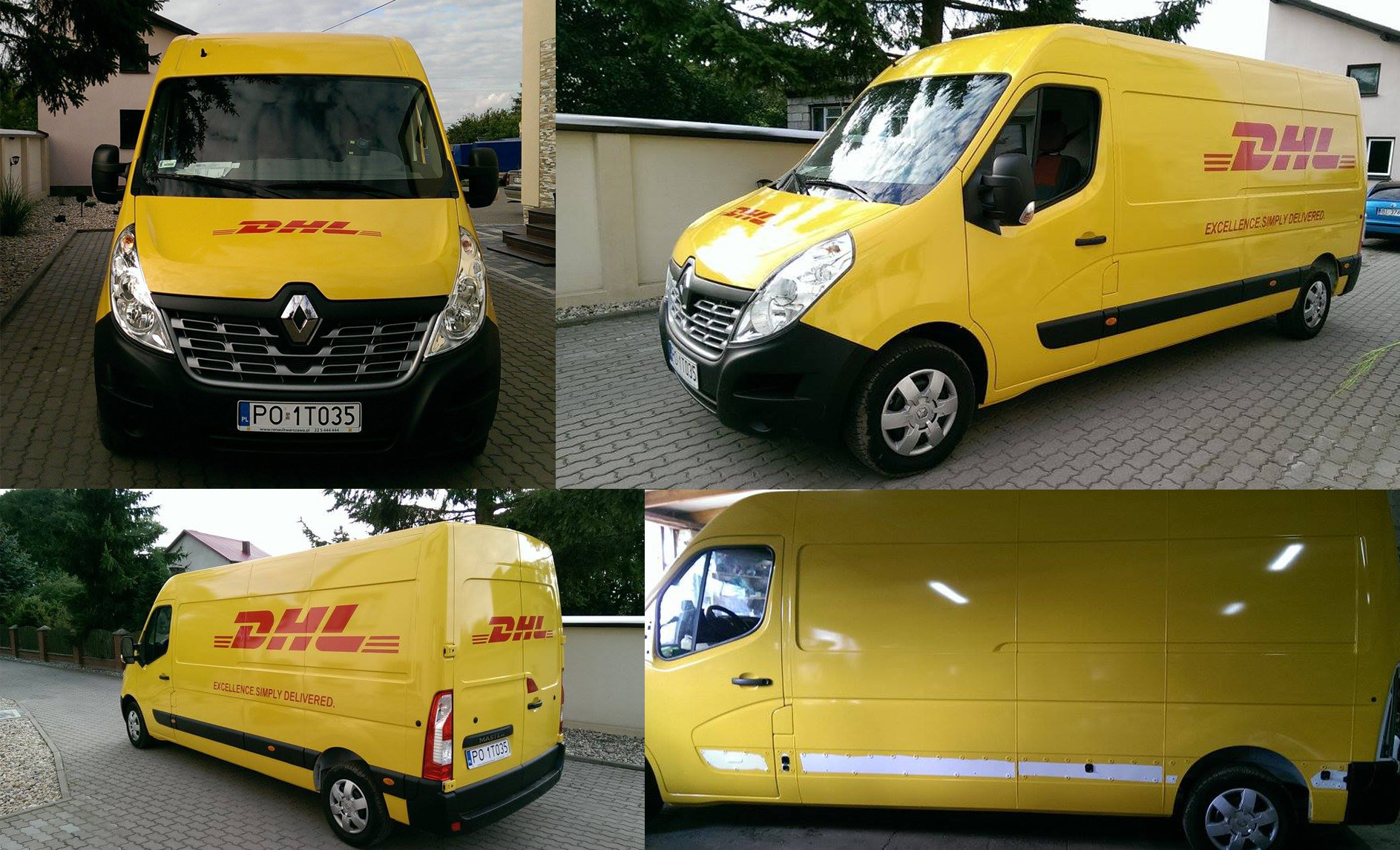 Zmiana Koloru Samochodu DHL