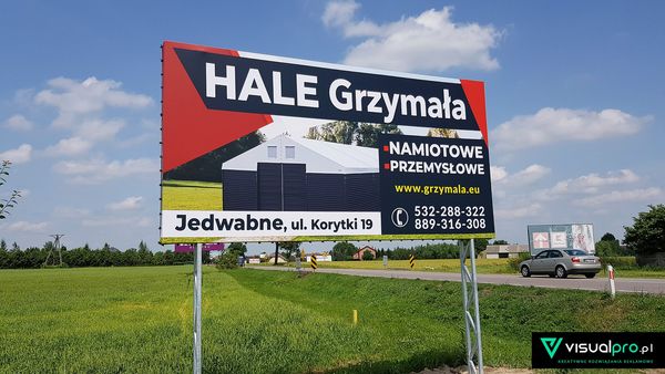 Banery reklamowe dla Hale Grzymała