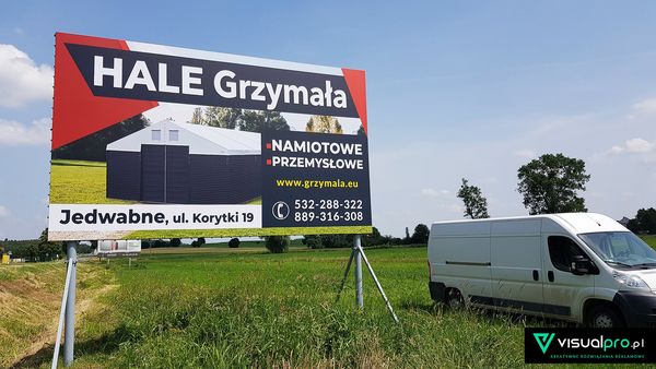 Banery reklamowe dla Hale Grzymała