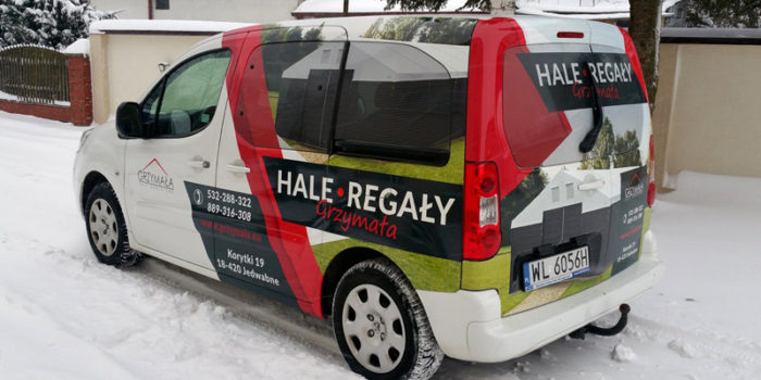 HALE Grzymała - reklama na samochodzie