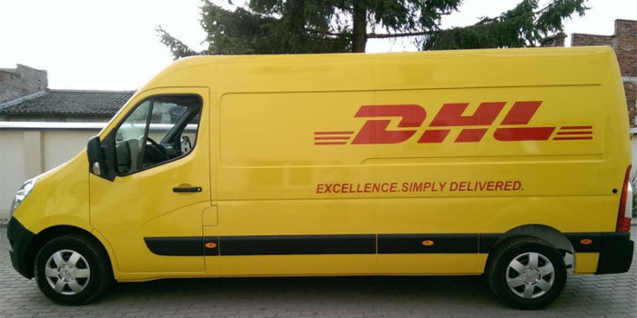 DHL - zmiana koloru + loga