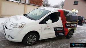 Reklama na samochodzie Hale Grzymała